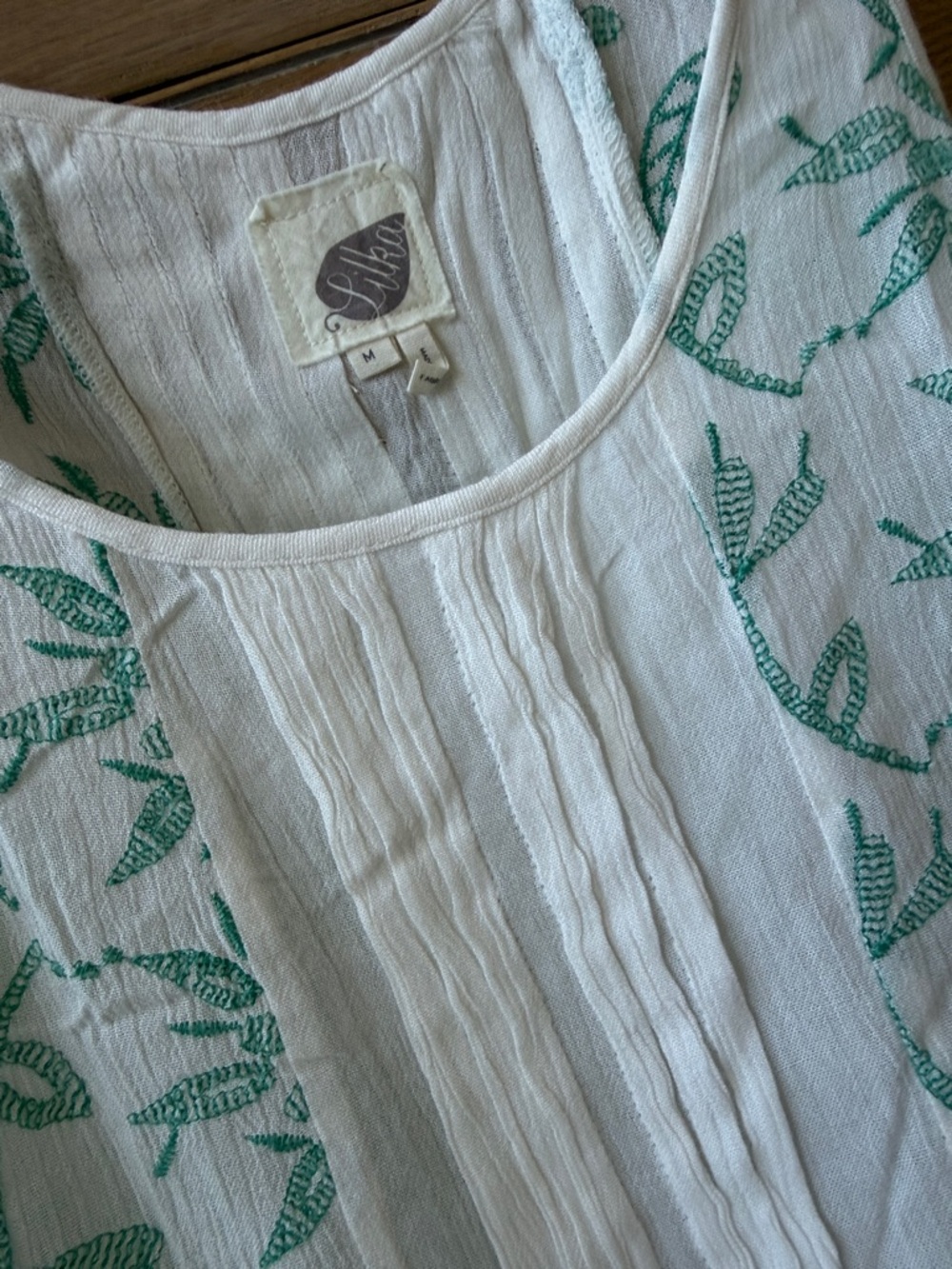 Anthropologie LIKA embroidered lace tank top like new size medium festival beach - Picture 5 of 5